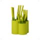   31 Pieces Orbit Spoon and Fork Set-Green