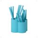   31 Pieces Orbit Spoon and Fork Set-Blue