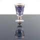 Mirage  Footed Juice Glass (Blue)