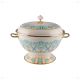 Mint Tile Service Bowl with Lid and Stand (20 cm)