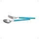 12 Pieces Orbit Spoon and Fork-Blue