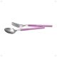12 Pieces Orbit Spoon and Fork-Purple