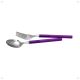 12 Pieces Orbit Spoon and Fork-Dark Purple