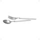 12 Pieces Orbit Spoon and Fork-White