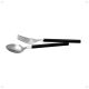 12 Pieces Orbit Spoon and Fork-Black