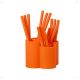   31 Pieces Orbit Spoon and Fork Set-Orange