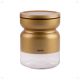 Peerless storage jar (550ml)-Gold