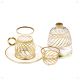 Meltem Glass Set - 49 Pcs (Gold) 