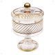 Meltem Big Round Sugar Bowl (Gold) 